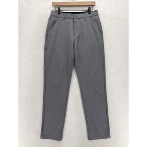 BYLT Kinetic Pants Mens 32x30 Gray Stretch Chino Straight Travel Golf Casual
